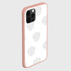 Чехол для iPhone 12 Pro Max Герб, цвет: 3D-светло-розовый — фото 2