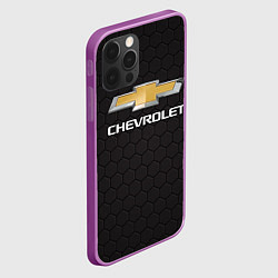 Чехол для iPhone 12 Pro Max CHEVROLET, цвет: 3D-сиреневый — фото 2