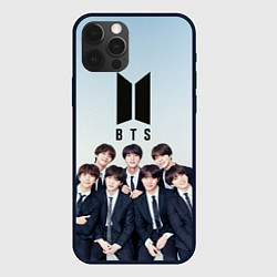 Чехол для iPhone 12 Pro Max BTS, цвет: 3D-черный