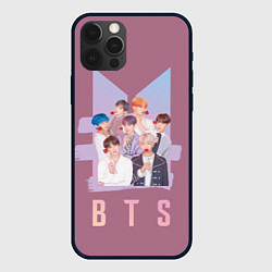 Чехол для iPhone 12 Pro Max BTS, цвет: 3D-черный