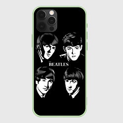 Чехол для iPhone 12 Pro Max THE BEATLES, цвет: 3D-салатовый