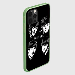 Чехол для iPhone 12 Pro Max THE BEATLES, цвет: 3D-салатовый — фото 2