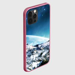 Чехол для iPhone 12 Pro Max Космос S, цвет: 3D-малиновый — фото 2