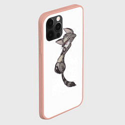 Чехол для iPhone 12 Pro Max Милый котя, цвет: 3D-светло-розовый — фото 2