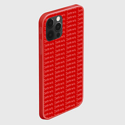 Чехол для iPhone 12 Pro Max Death note pattern red, цвет: 3D-красный — фото 2