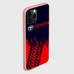 Чехол для iPhone 12 Pro Max TOYOTA ТОЙОТА, цвет: 3D-светло-розовый — фото 2