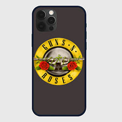 Чехол для iPhone 12 Pro Max Guns n Roses, цвет: 3D-черный