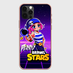 Чехол для iPhone 12 Pro Max Penny Brawl Stars, цвет: 3D-светло-розовый