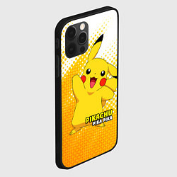 Чехол для iPhone 12 Pro Max Pikachu Pika Pika, цвет: 3D-черный — фото 2