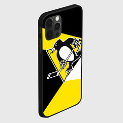 Чехол для iPhone 12 Pro Max Pittsburgh Penguins Exclusive, цвет: 3D-черный — фото 2