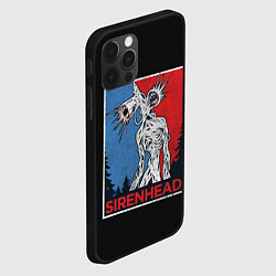 Чехол для iPhone 12 Pro Max Сиреноголовый, цвет: 3D-черный — фото 2