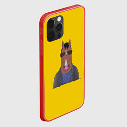 Чехол для iPhone 12 Pro Max Конь БоДжек, цвет: 3D-красный — фото 2