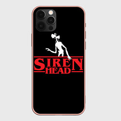 Чехол для iPhone 12 Pro Max Siren Head, цвет: 3D-светло-розовый