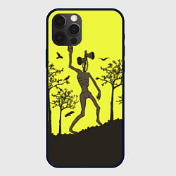 Чехол для iPhone 12 Pro Max Siren Head, цвет: 3D-черный
