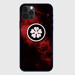 Чехол для iPhone 12 Pro Max Черный клевер, цвет: 3D-черный