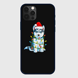 Чехол для iPhone 12 Pro Max Щенок, цвет: 3D-черный