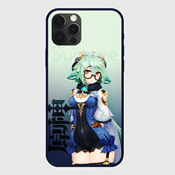 Чехол для iPhone 12 Pro Max Sucrose, цвет: 3D-черный