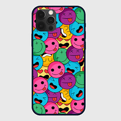 Чехол для iPhone 12 Pro Max Pattern, цвет: 3D-черный