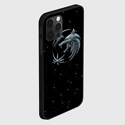 Чехол для iPhone 12 Pro Max Ведьмак Зима, цвет: 3D-черный — фото 2