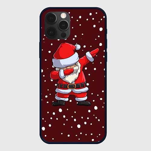 Чехол iPhone 12 Pro Max Dab-Santa / 3D-Черный – фото 1