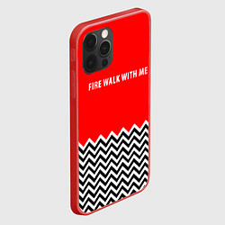 Чехол для iPhone 12 Pro Max Twin Peaks, цвет: 3D-красный — фото 2