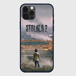 Чехол для iPhone 12 Pro Max Stalker, цвет: 3D-черный