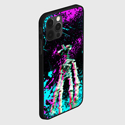 Чехол для iPhone 12 Pro Max Siren Head - Ultra Glitch, цвет: 3D-черный — фото 2