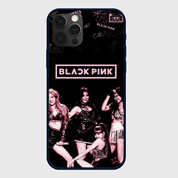 Чехол для iPhone 12 Pro Max BLACKPINK, цвет: 3D-черный
