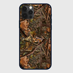 Чехол для iPhone 12 Pro Max Охотничий камуфляж, цвет: 3D-черный