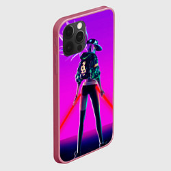 Чехол для iPhone 12 Pro Max KDA Akali, цвет: 3D-малиновый — фото 2