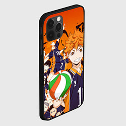 Чехол для iPhone 12 Pro Max ВОЛЕЙБОЛ!! HAIKYUU!!, цвет: 3D-черный — фото 2