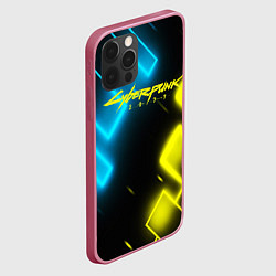 Чехол для iPhone 12 Pro Max CYBERPUNK2077 КИБЕРПАНК, цвет: 3D-малиновый — фото 2