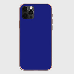 Чехол для iPhone 12 Pro Max Синий, цвет: 3D-светло-розовый