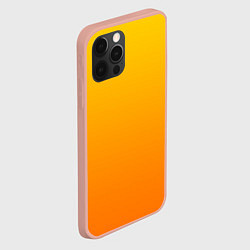 Чехол для iPhone 12 Pro Max Оранжевый градиент, цвет: 3D-светло-розовый — фото 2