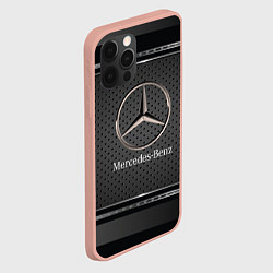 Чехол для iPhone 12 Pro Max MERCEDES BENZ МЕРСЕДЕС БЕНЗ, цвет: 3D-светло-розовый — фото 2