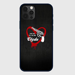 Чехол для iPhone 12 Pro Max Clyde, цвет: 3D-черный