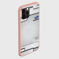 Чехол для iPhone 12 Pro Max SUBARU СУБАРУ, цвет: 3D-светло-розовый — фото 2