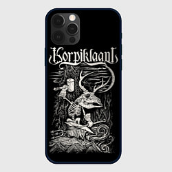 Чехол для iPhone 12 Pro Max Korpiklaani, цвет: 3D-черный