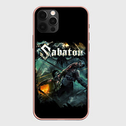 Чехол для iPhone 12 Pro Max SABATON, цвет: 3D-светло-розовый