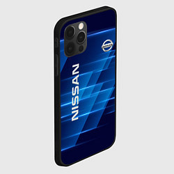 Чехол для iPhone 12 Pro Max Nissan, цвет: 3D-черный — фото 2