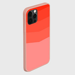Чехол для iPhone 12 Pro Max Персиковый Градиент, цвет: 3D-светло-розовый — фото 2