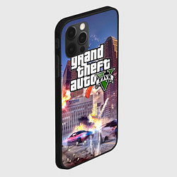 Чехол для iPhone 12 Pro Max ЭКШЕН Grand Theft Auto V, цвет: 3D-черный — фото 2