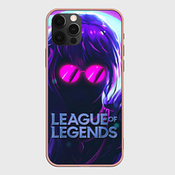 Чехол для iPhone 12 Pro Max Evelynn LOL, цвет: 3D-светло-розовый