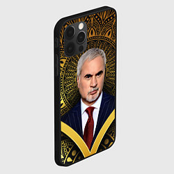 Чехол для iPhone 12 Pro Max Валерий Меладзе золото мандала, цвет: 3D-черный — фото 2
