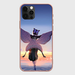 Чехол для iPhone 12 Pro Max КЛИНОК РАССЕКАЮЩИЙ ДЕМОНОВ, цвет: 3D-светло-розовый