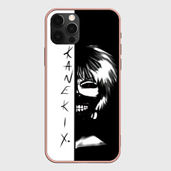 Чехол для iPhone 12 Pro Max Kaneki X Tokyo Ghoul, цвет: 3D-светло-розовый