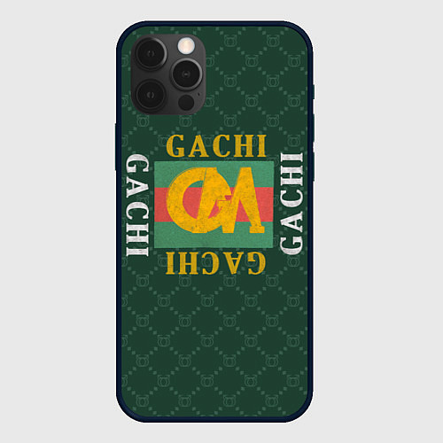 Чехол iPhone 12 Pro Max GACHI GUCCI / 3D-Черный – фото 1