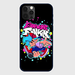 Чехол для iPhone 12 Pro Max Friday Night Funkin, цвет: 3D-черный