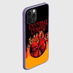 Чехол для iPhone 12 Pro Max Cannibal Corpse Труп Каннибала Z, цвет: 3D-серый — фото 2