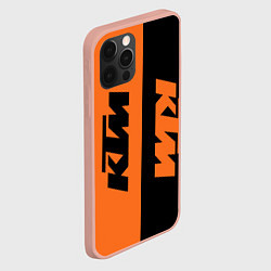 Чехол для iPhone 12 Pro Max KTM КТМ Z, цвет: 3D-светло-розовый — фото 2